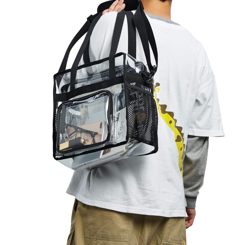 Heavy Equipment Bucket - Borsa Trasparente Resistente in Plastica con