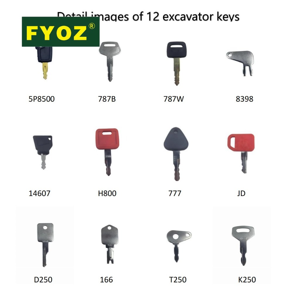 Set di 12 chiavi di accensione - Heavy Equipment Bobcat recensione e prezzo