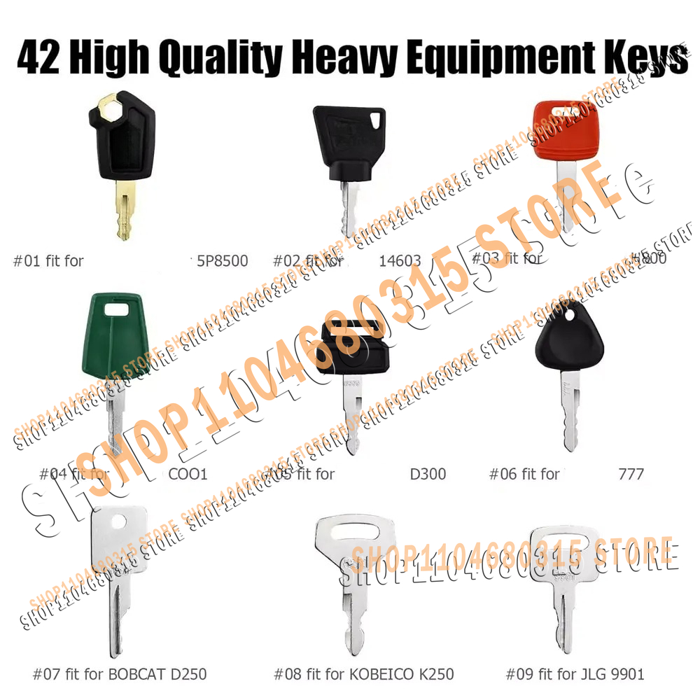 42 Nuove Chiavi di Accensione  - Heavy Equipment Bobcat recensione e prezzo