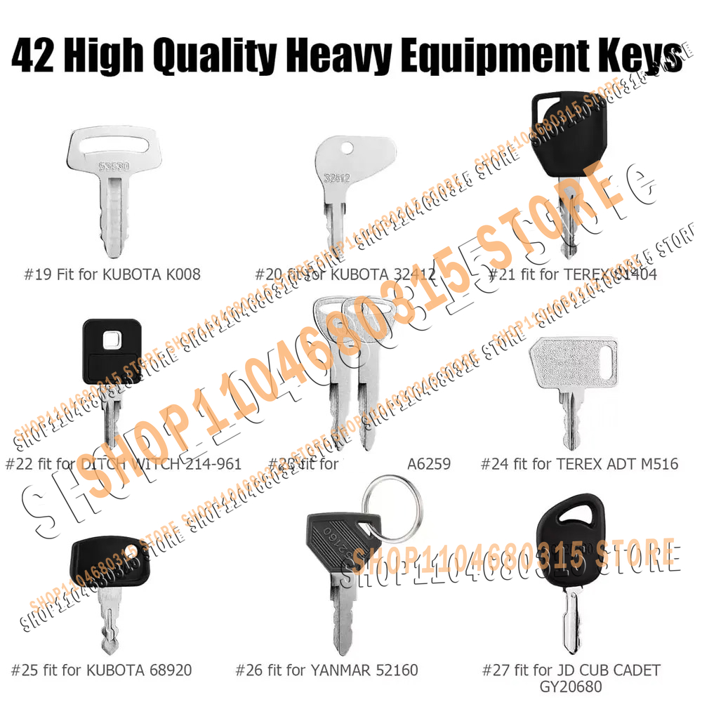42 Nuove Chiavi di Accensione  - Heavy Equipment Bobcat recensione e prezzo