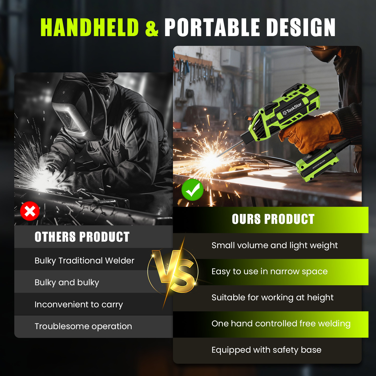 Taskstar Saldatore portatile I - Portable Welding Generator recensione e prezzo