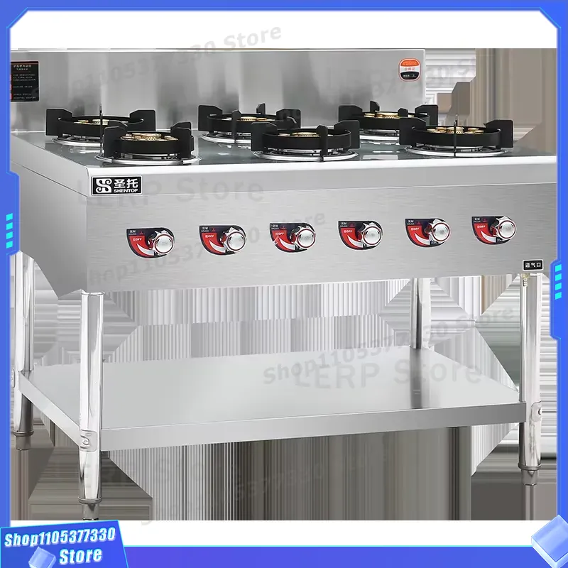 Fornello a Gas Commerciale a 6 - Heavy Equipment Kitchen recensione e prezzo